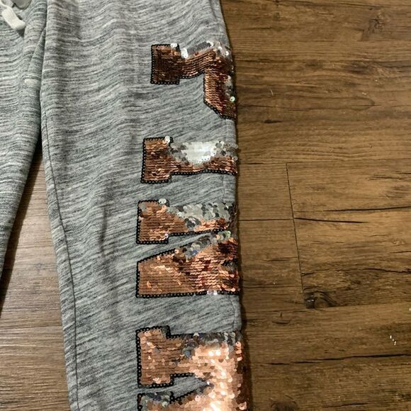 VS PINK REVERSIBLE BLING HOODIE WITH JOGGERS OUTFIT SET XS - Picture 13 of 13